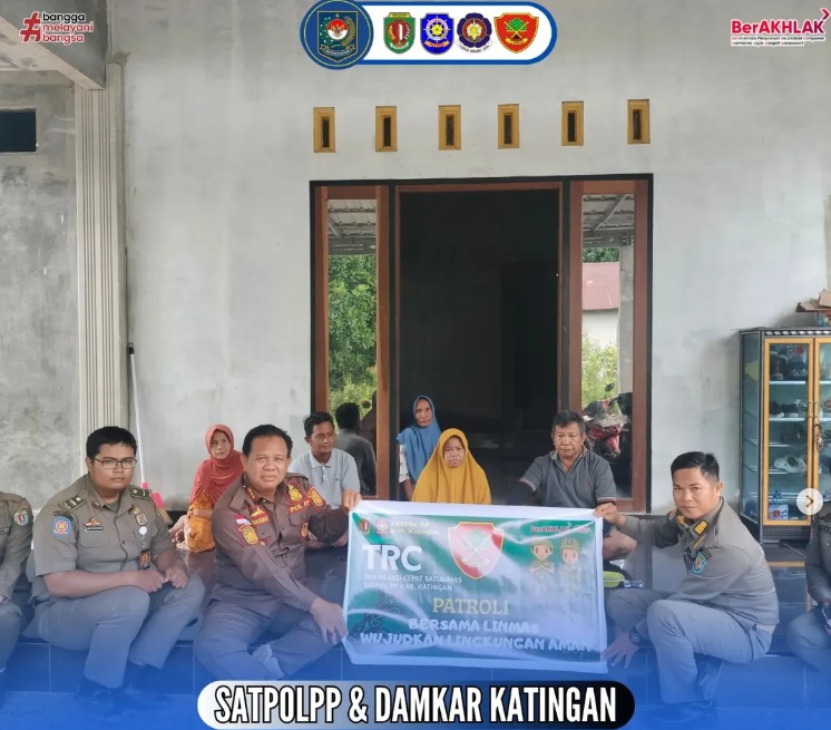 TRC BIDANG LINMAS SATPOL PP DAN DAMKAR KABUPATEN KATINGAN LAKUKAN UPAYA PENCARIAN ORANG HILANG DI WILAYAH KECAMATAN KATINGAN HILIR